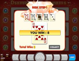 Игра на удвоение в Diamond Dream