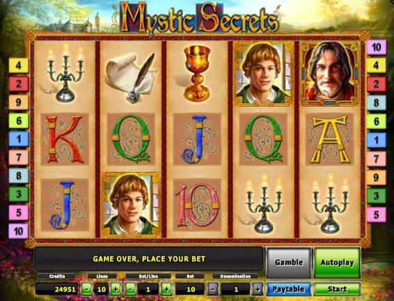 Игровой автомат Mystic Secrets