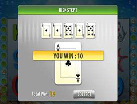 Игра на удвоение в Reef Treasures