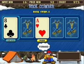 Игра на удвоение в Rock Climber