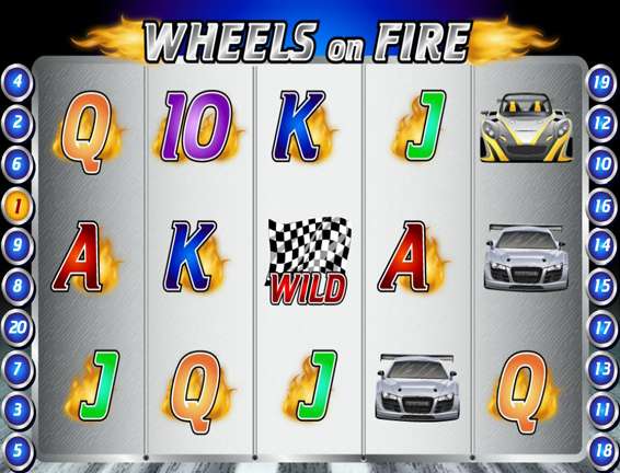 Игровой автомат Wheels on fire 